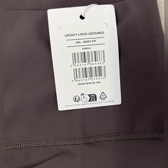 NWT Gymshark Booty Shaping Legacy Logo High Waist Leggings Size XXL / 2XL - Picture 3 of 4